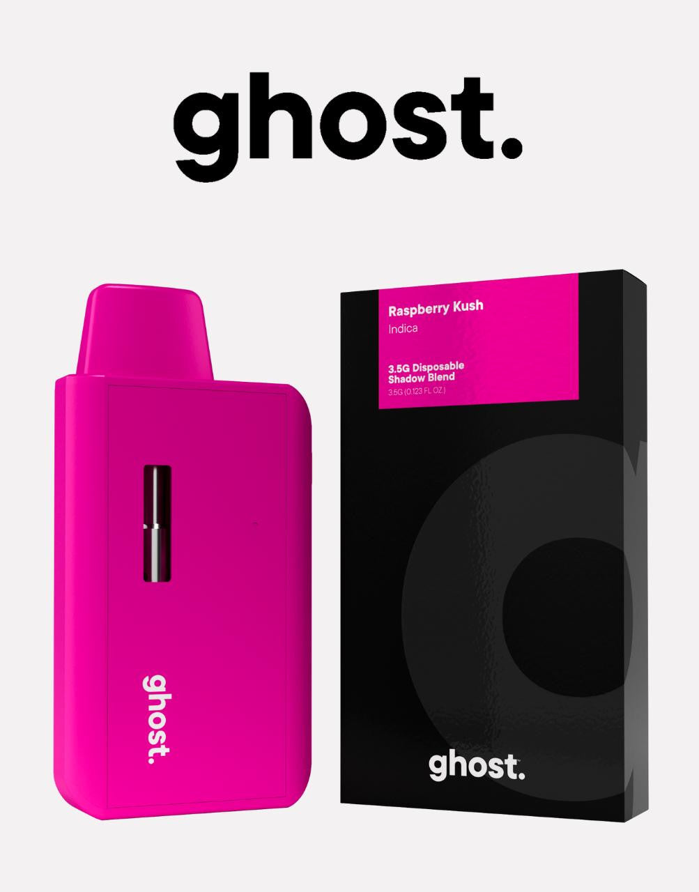 Ghost Shadow Blend Disposable | 3.5g (Raspberry Kush)