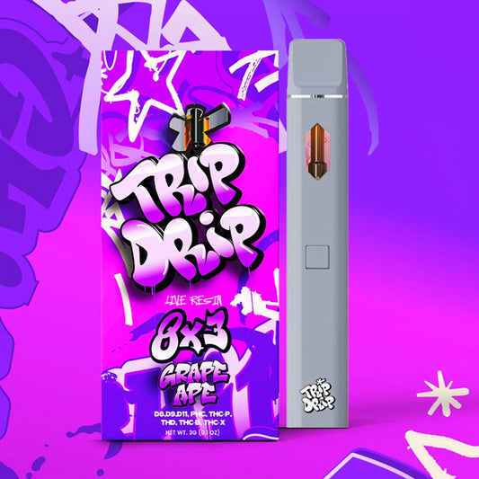 Trip Drip 8x3 Disposable Vape | 3.5g (Grape Ape)